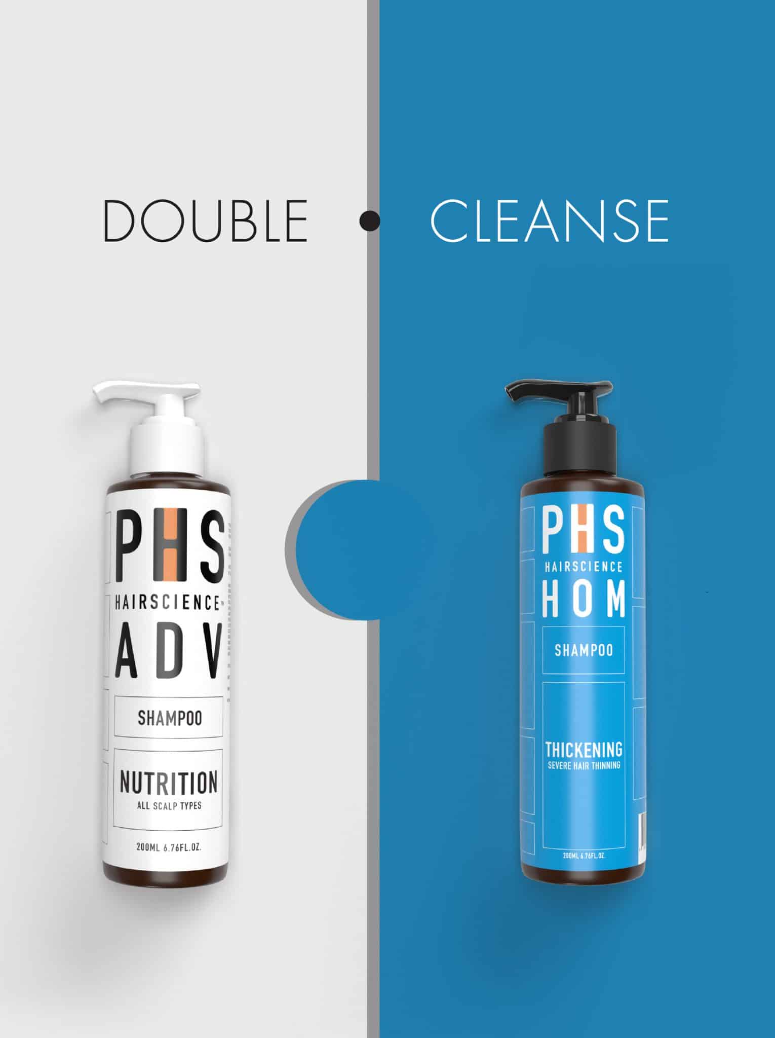 PHS HAIRSCIENCE®️ Signature Double Cleanse-Severe Male Hair Loss & Thinning
