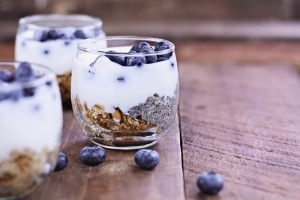 probiotic yoghurt parfait