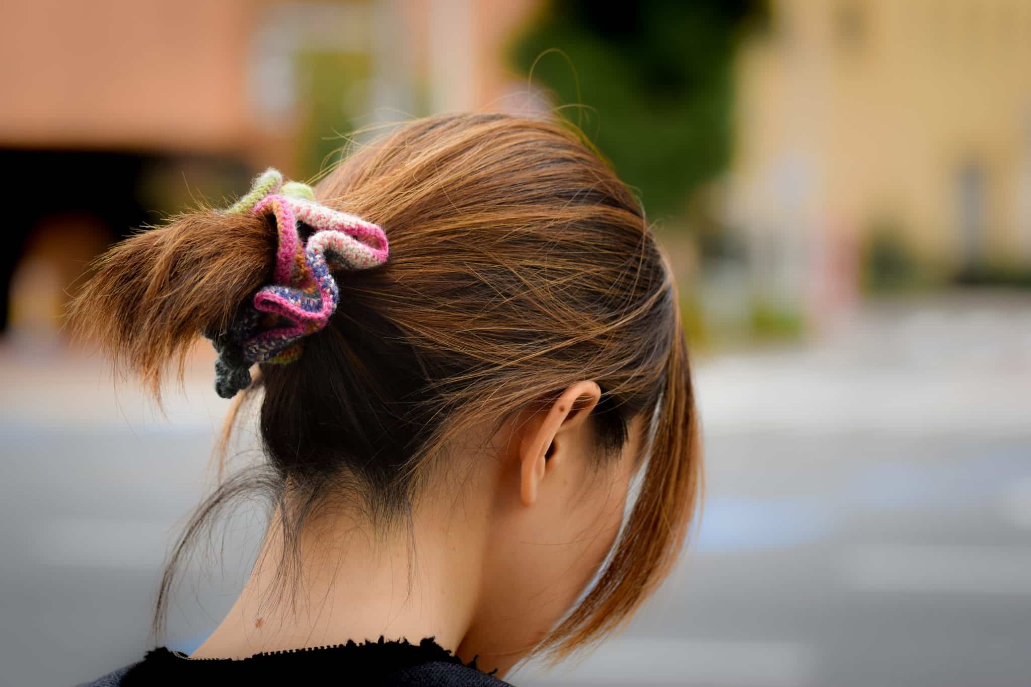 woman-with-scrunchies