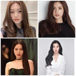 Cute Korean Hairstyle for Girls Long Brown Hair With Bangs  Hairstyles  Weekly